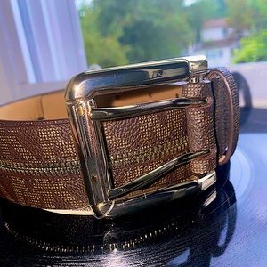 Michael Kors Brown Monogram belt
